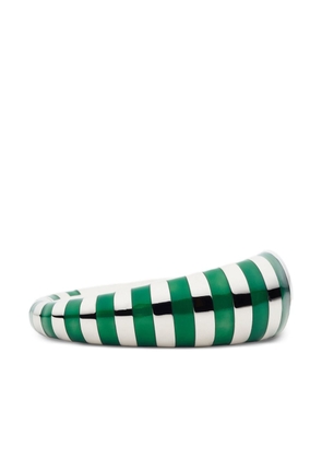 Ferragamo enamel-striped bracelet - Silver