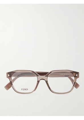 Fendi - D-Frame Acetate Optical Glasses - Men - Brown