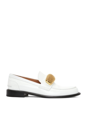 Jw Anderson Leather Moccasin Loafers