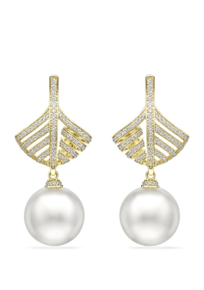 Boodles Yellow Gold, Diamond And Pearl A Family Journey Copenhagen Earrings
