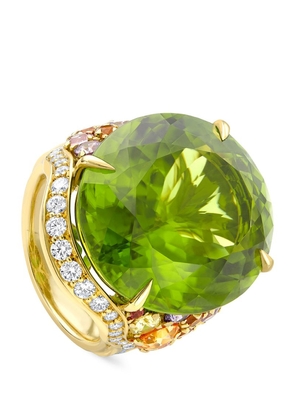 Boodles Yellow Gold, Peridot And Diamond A Family Journey Highlands Ring