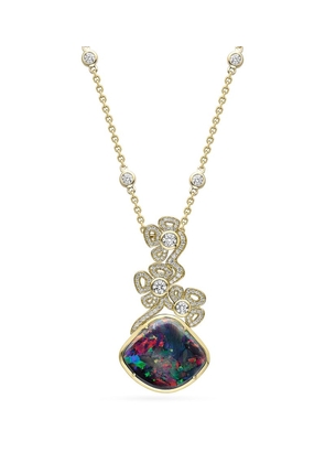 Boodles Yellow Gold, Opal And Diamond A Family Journey Barcelona Necklace