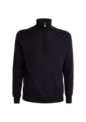 Bogner Virgin Wool Quarter-Zip Sweater