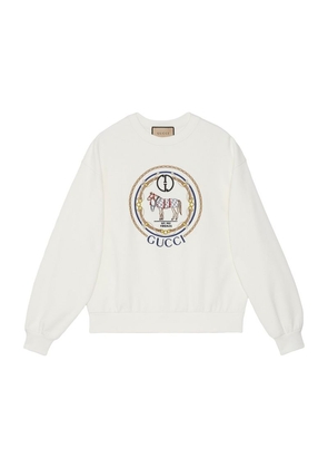 Gucci Cotton Embroidered Sweatshirt