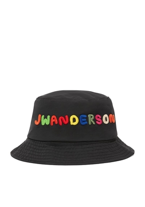 Jw Anderson Logo-Embroidered Bucket Hat