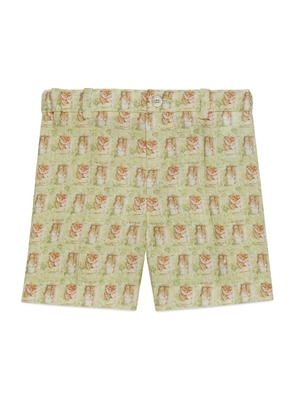 Gucci Kids X Peter Rabbit Linen Shorts (3-36 Months)