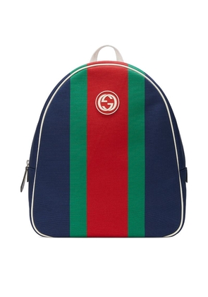 Gucci Kids Canvas Web Stripe Backpack