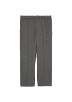 Gucci Cropped Gg Jacquard Trousers