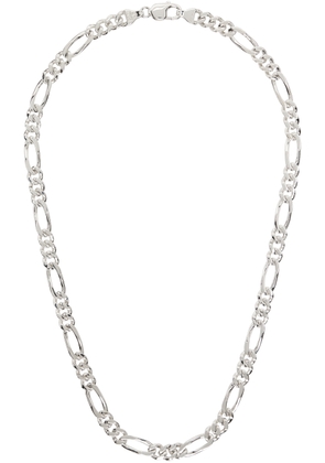 Pearls Before Swine Silver Flat Nerve Necklace