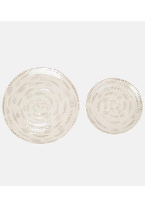 Brunello Cucinelli Tradition set of 2 ceramic plates