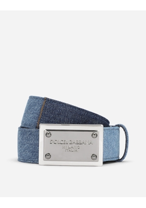 Dolce & Gabbana Cintura Con Placca - Man Belts Blue 100