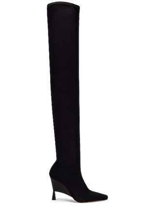 GIA BORGHINI x RHW Over the Knee Boot in Black - Black. Size 35 (also in ).