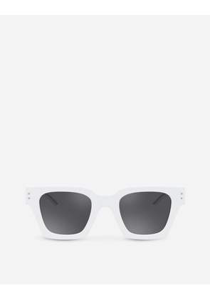 Dolce & Gabbana Dg Icon Sunglasses - Man Sunglasses White Onesize
