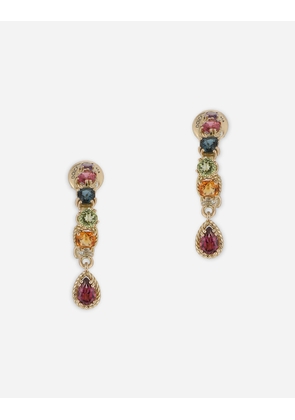 Dolce & Gabbana Orecchino Rainbow 11 - Woman Earrings Gold Gold Onesize