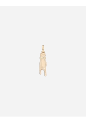 Dolce & Gabbana Good Luck Yellow Gold Charm - Man Necklaces Gold Onesize