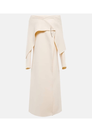 The Row Rivoli asymmetrical baby cashmere coat