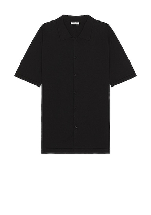 The Row Mael Shirt in Black - Black. Size S (also in ).