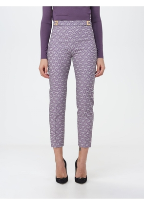 Trousers ELISABETTA FRANCHI Woman colour Lavender