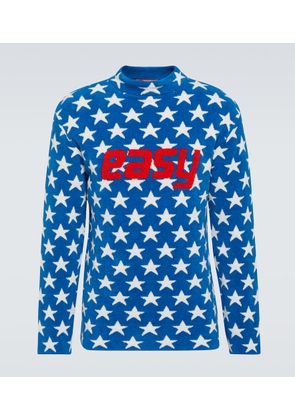 ERL Printed cotton-blend sweater
