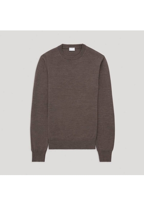 The Merino Sweater Brown Melange