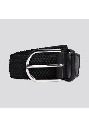 The Braided Elastic Belt Black