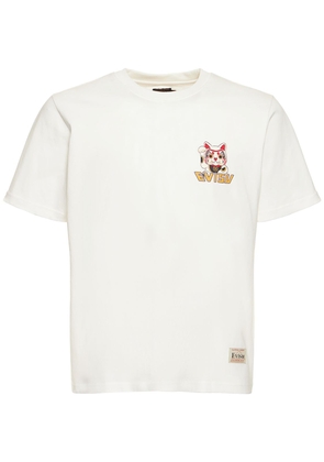 Cotton Lucky Cat Printed T-shirt