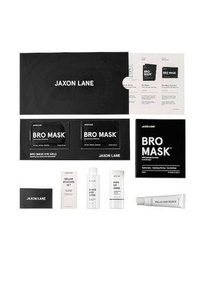 Jaxon Lane Deluxe Skincare Set in Black.