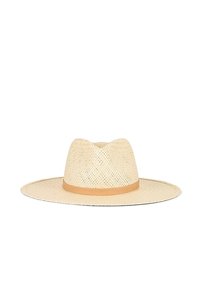 Janessa Leone Sherman Hat in Neutral. Size L, S.