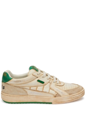 Palm Angels University distressed low-top sneakers - Neutrals