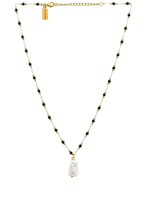 petit moments Arne Necklace in Black.