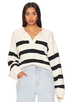 MORE TO COME Tatia Sweater in White. Size M, S, XS.