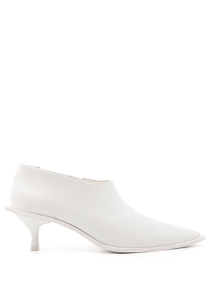 Gloria Coelho slip-on faux-suede boots - White