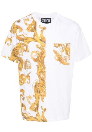 Versace Jeans Couture Baroccoflage-print cotton T-shirt - White