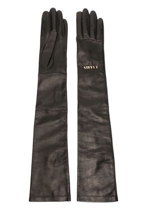 Lanvin Melodie elbow-length leather gloves - Black