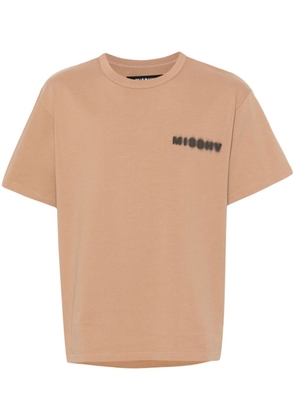 MISBHV logo-print cotton T-shirt - Brown