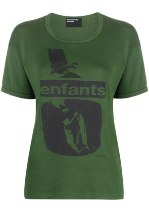 Enfants Riches Déprimés Memorized/Destroyed graphic-print T-shirt - Green