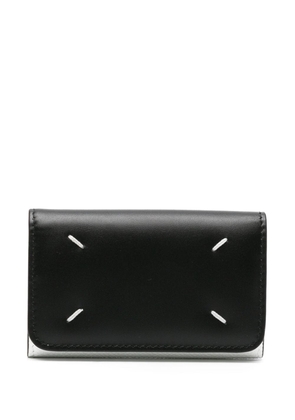 Maison Margiela four-stitch keyring wallet - Black