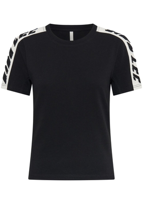 Dion Lee logo-appliqué organic cotton T-shirt - Black