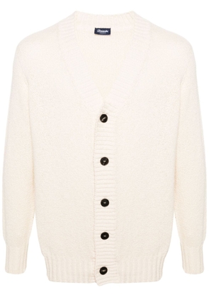 Drumohr button-up cotton cardigan - Neutrals