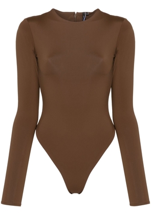 ENTIRE STUDIOS long-sleeved bodysuit - Brown