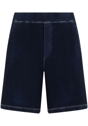 Dsquared2 logo-print cotton shorts - Blue