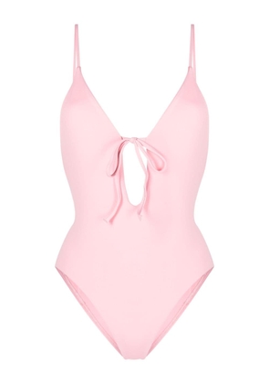 BONDI BORN Talitha V-neck bodysuit - Pink