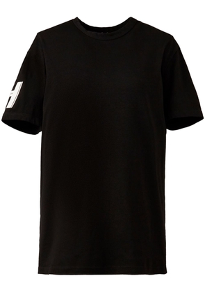 Hogan logo-appliqué cotton T-shirt - Black