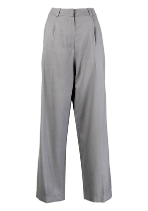 Low Classic pleated straight trousers - Grey