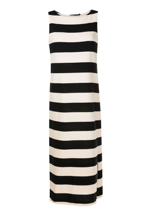 Lenny Niemeyer striped round-neck dress - Black