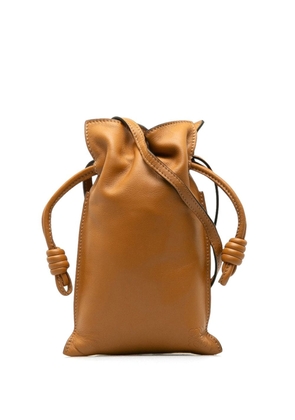Loewe Pre-Owned 2021 Flamenco bucket bag - Brown