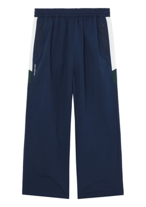 izzue logo-embroidery track pants - Blue