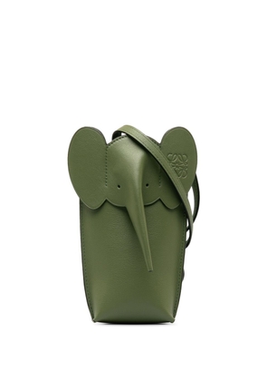 Loewe Pre-Owned 2000-2023 Elephant cross body bag - Green
