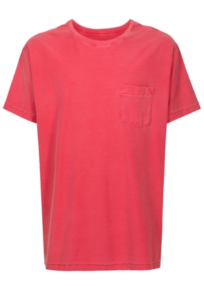 Osklen chest-pocket cotton T-shirt - Red