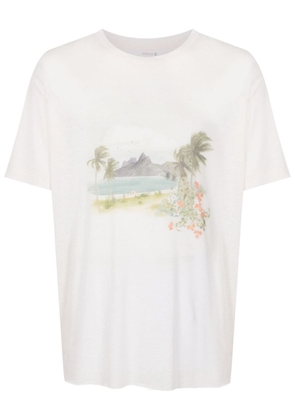 Osklen landscape-print T-shirt - Neutrals